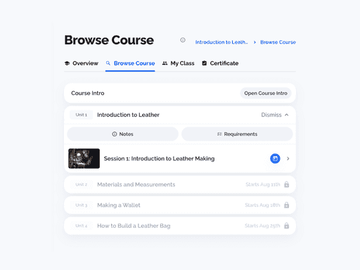 Course Units Examples Job What is a Unit on Steppit? · Steppit